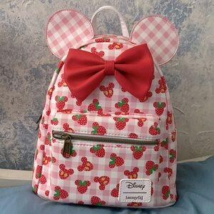 Disney Loungefly Pink Mini Backpack